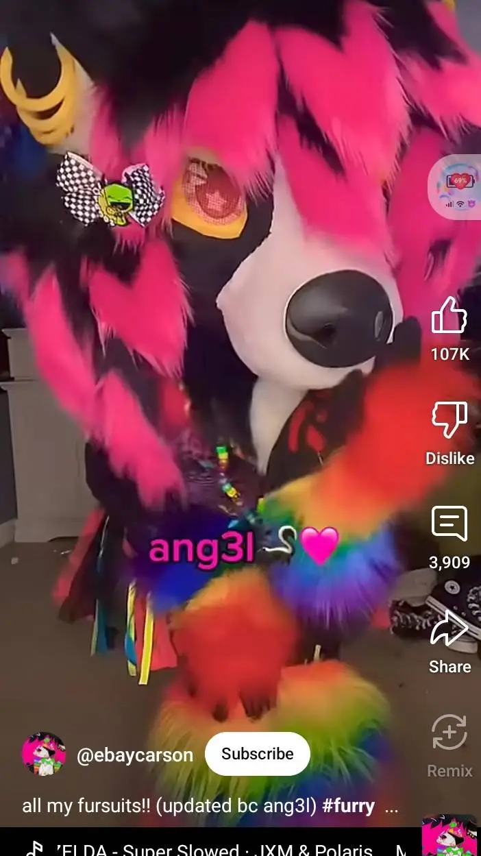 ai character: furry background