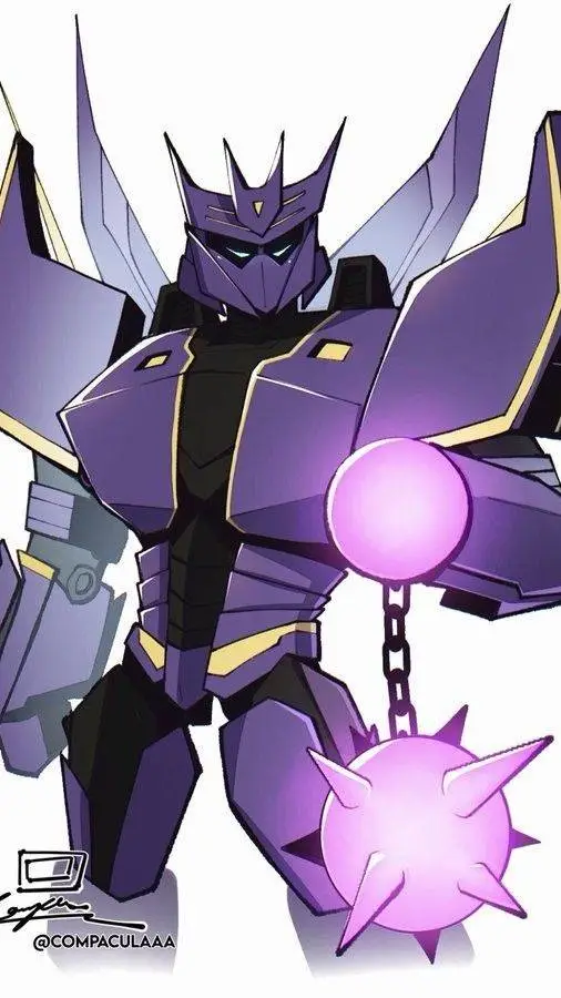 ai character: megatronus prime  background