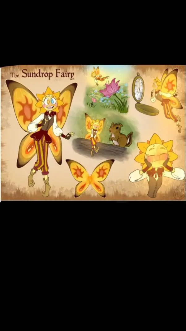 ai character: Eclipse Fairy AU background