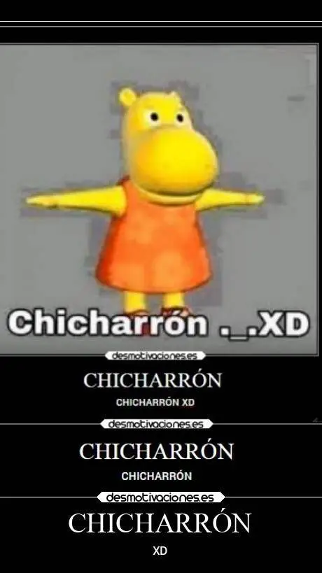 ai character: chicharrón background