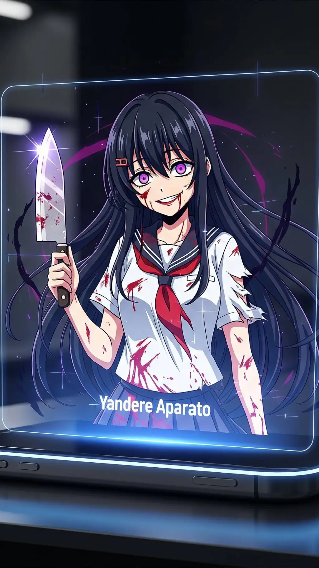 ai character: Yandere  Virtual🛜😉 background