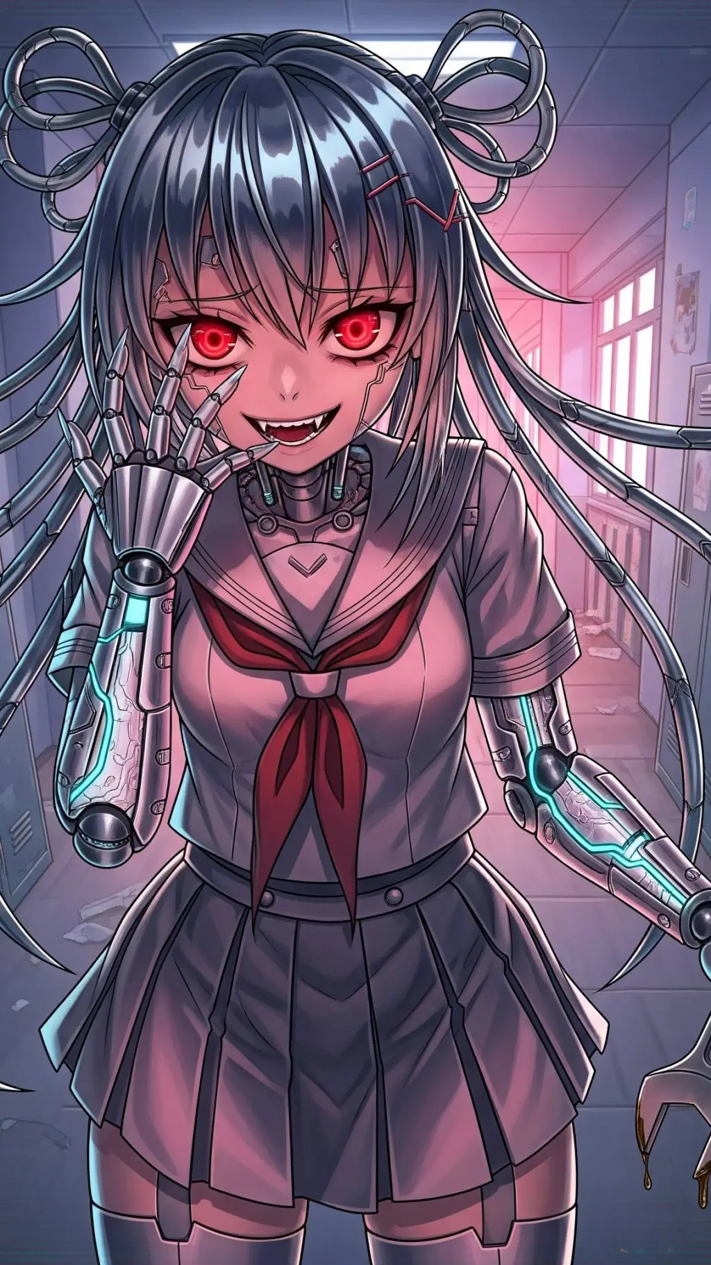 ai character: robot Yandere Chan background