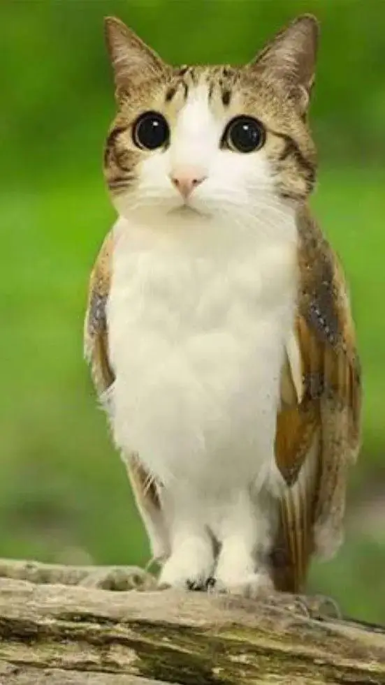 ai character: meowl   background