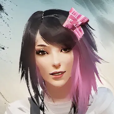 chat with ai character: :P Miraky🖤🌈🎀 