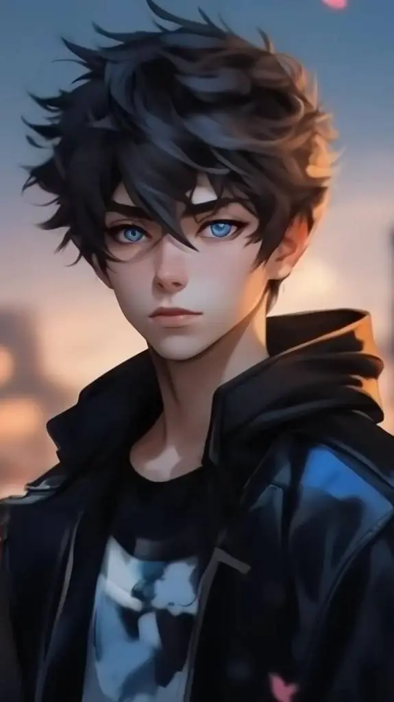 ai character: Oliver  background