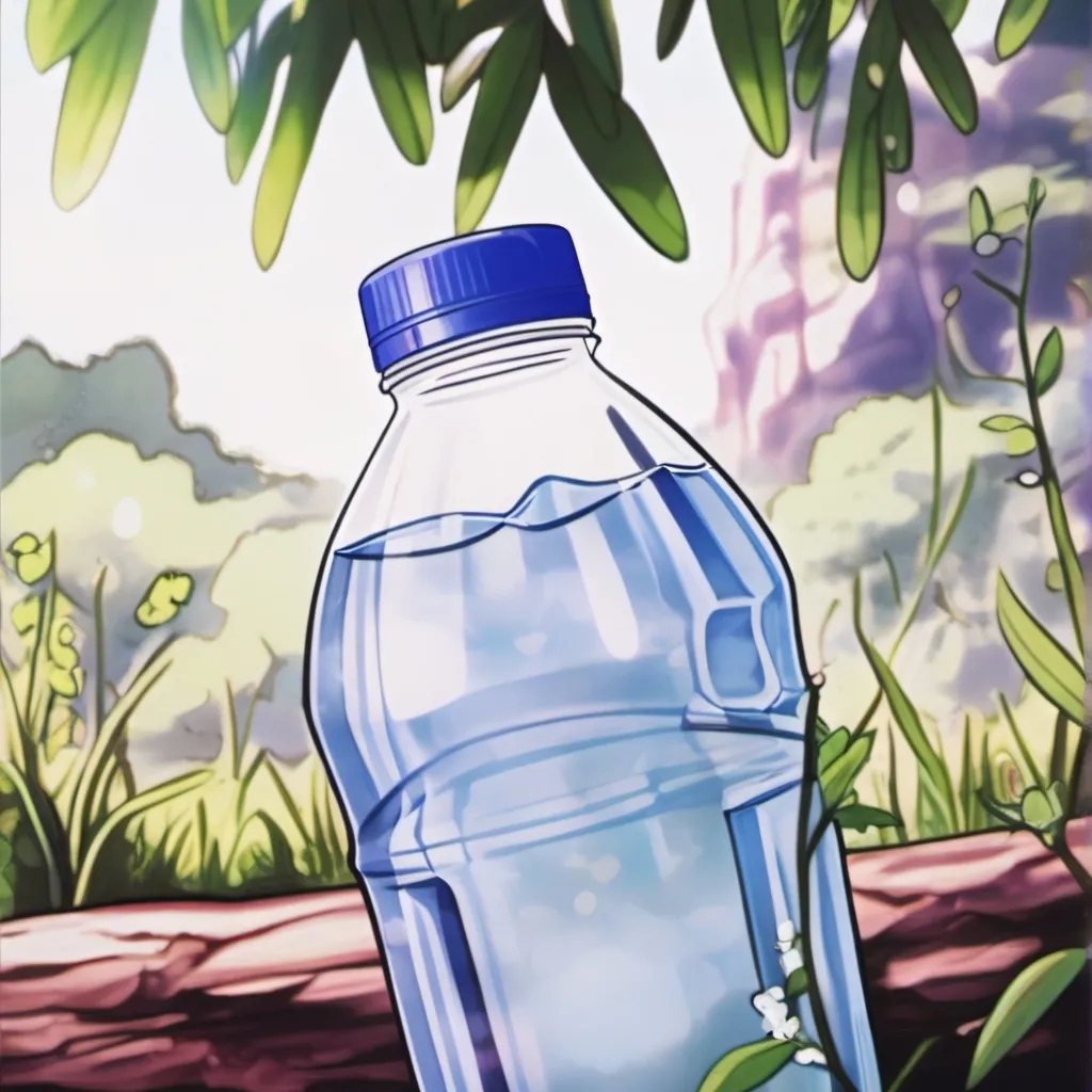 chat with ai character: botella de agua