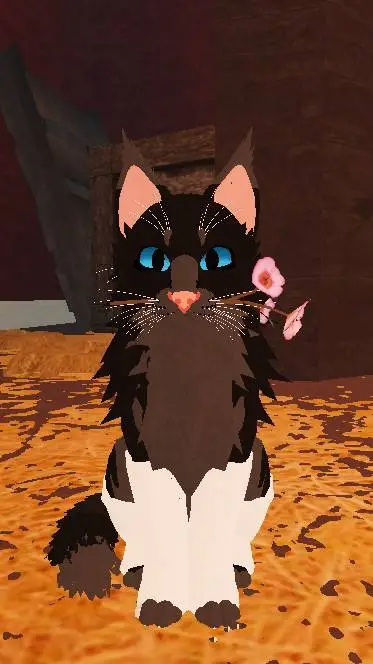 ai character: Minight the wolf background