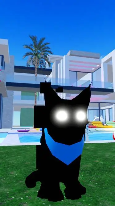 ai character: Glitch background