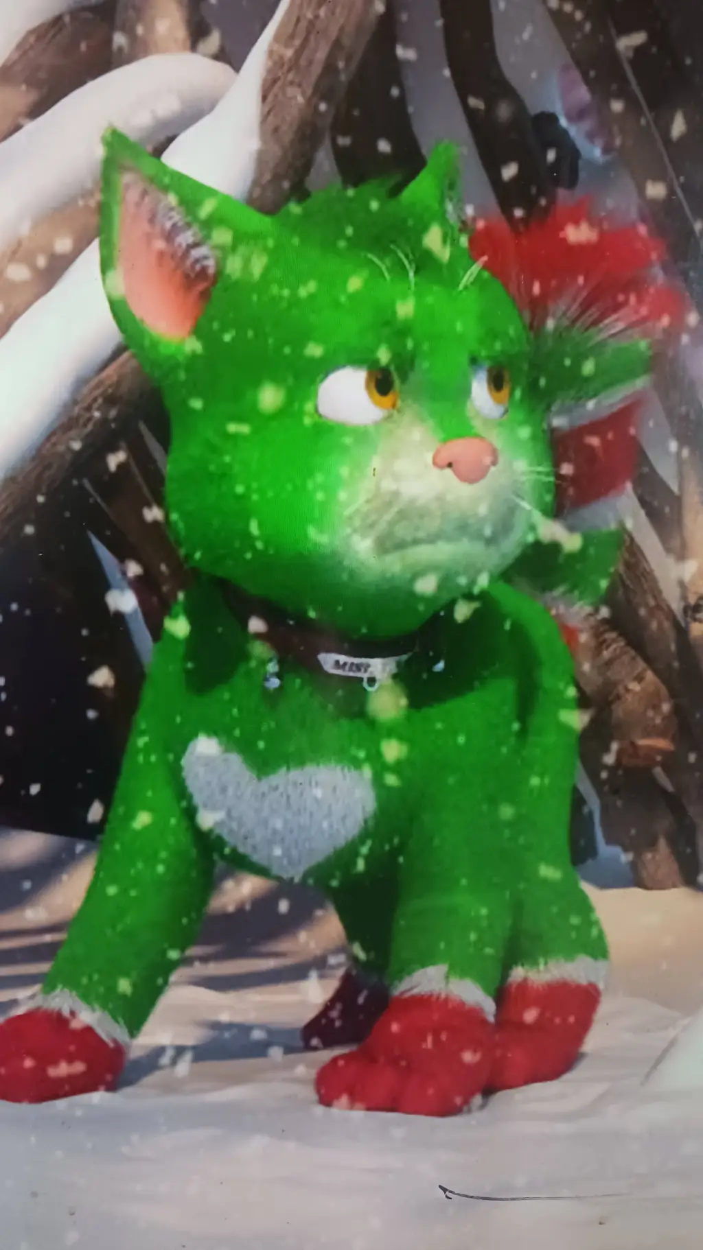 ai character: Mistletoe background
