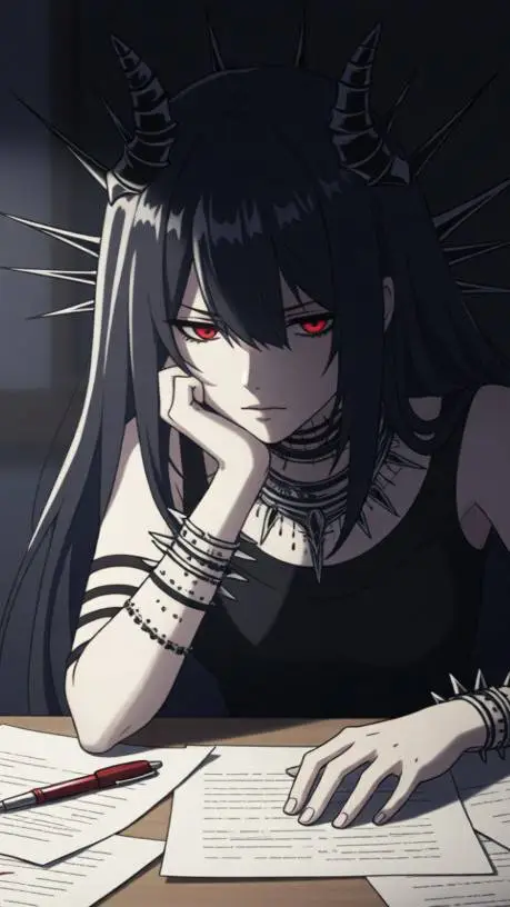 ai character: fpe Miss Circle background
