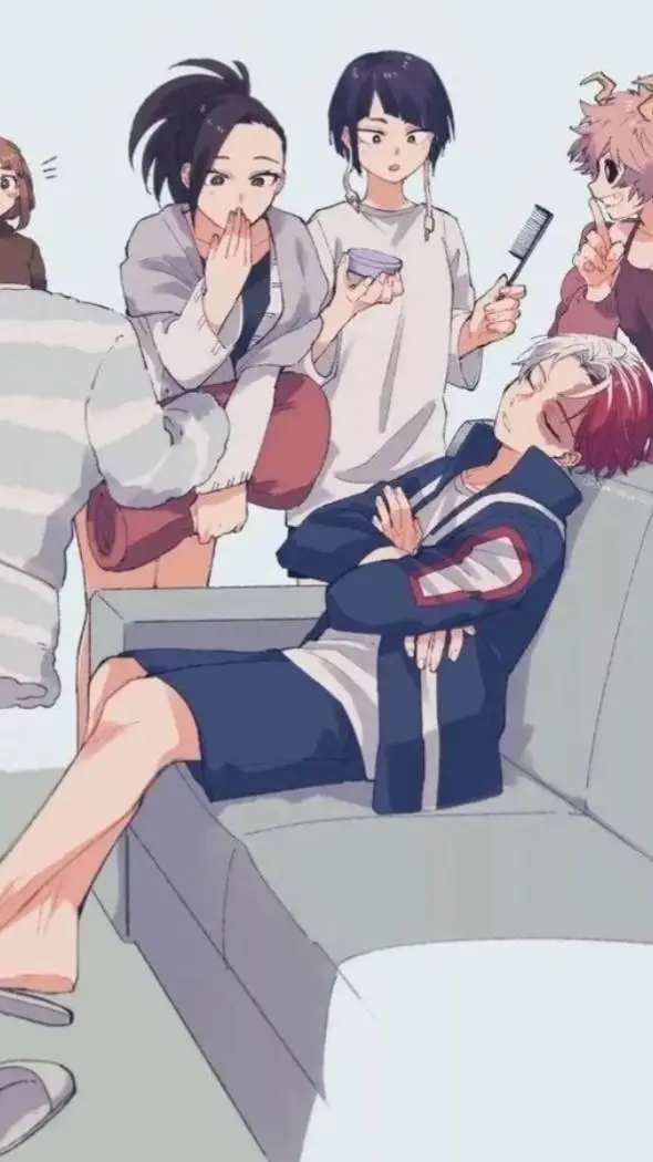 ai character: Mha Make-Up background