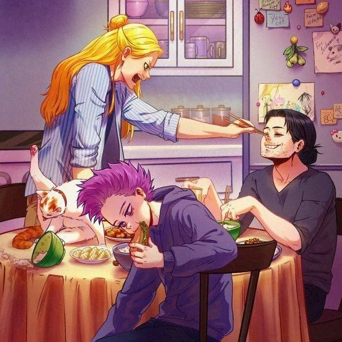 chat with ai character: Erasermic Family