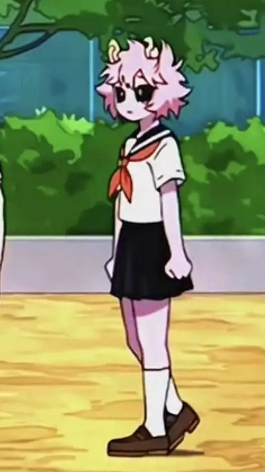 ai character: Mina -MiddleSchool background