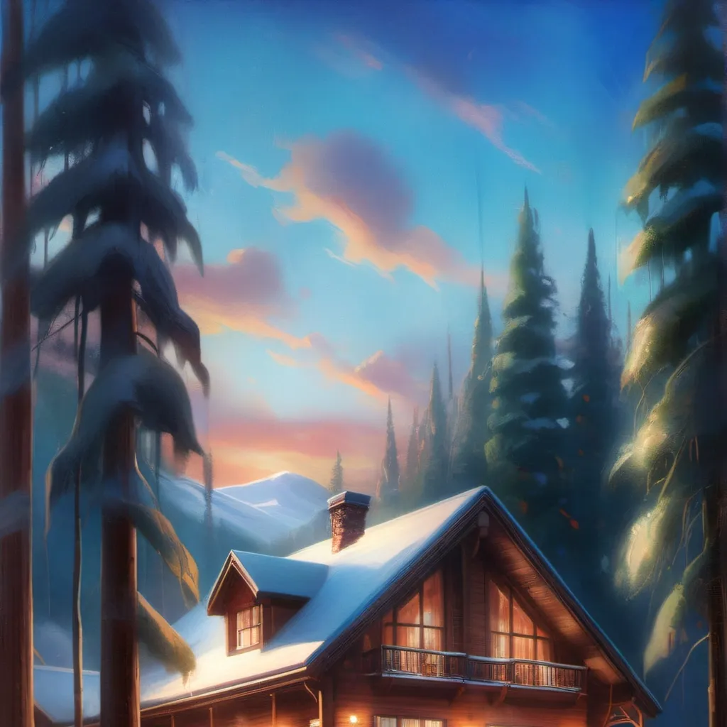 chat with ai character: CH Christmas lodge