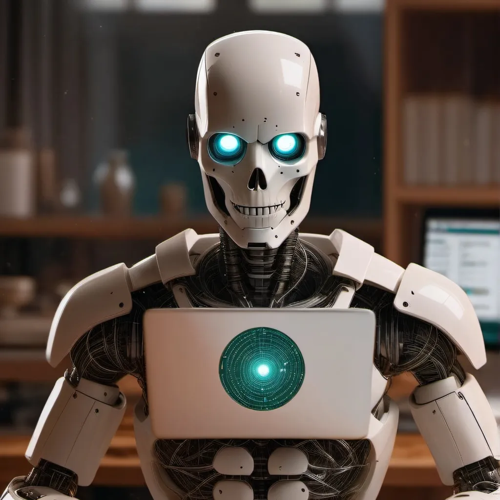 chat with ai character: robot (AI)