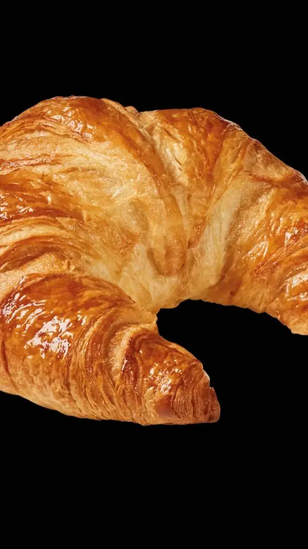ai character: croissant  background