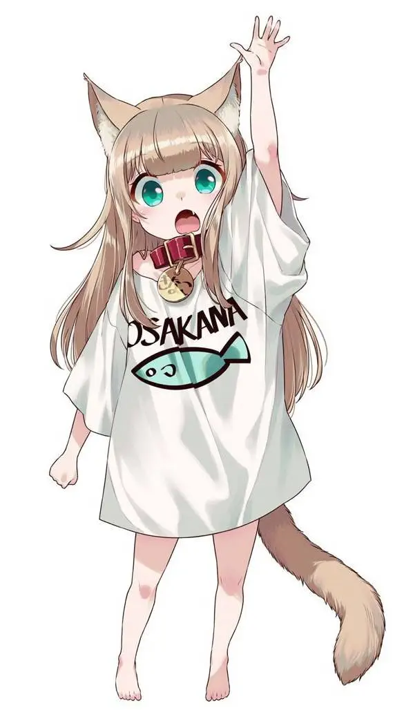 ai character: chica gato background