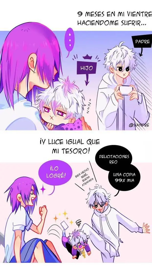 ai character: reo nagi y el bebe background