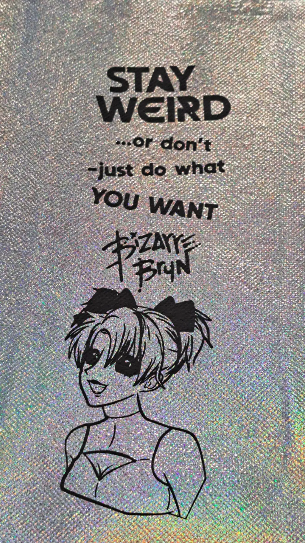 ai character: bizarr brun background
