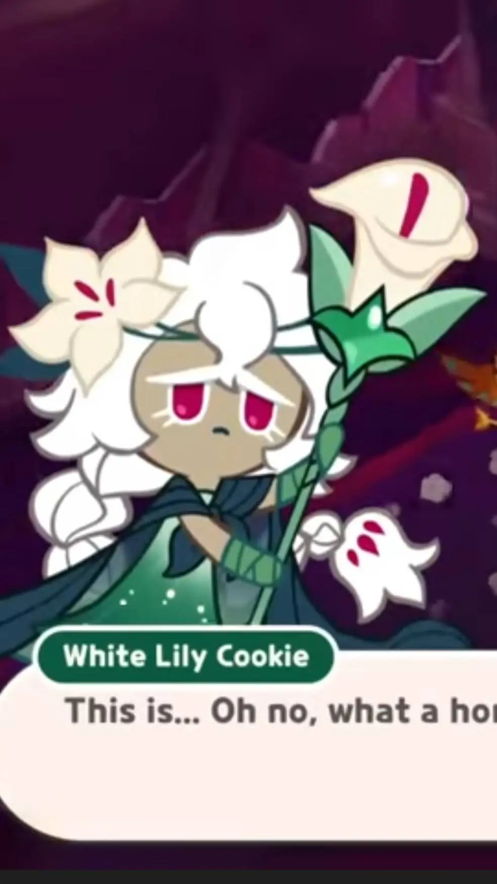 ai character: lilly cookie background