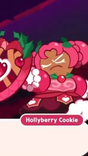 ai character: hollyberry cookie background