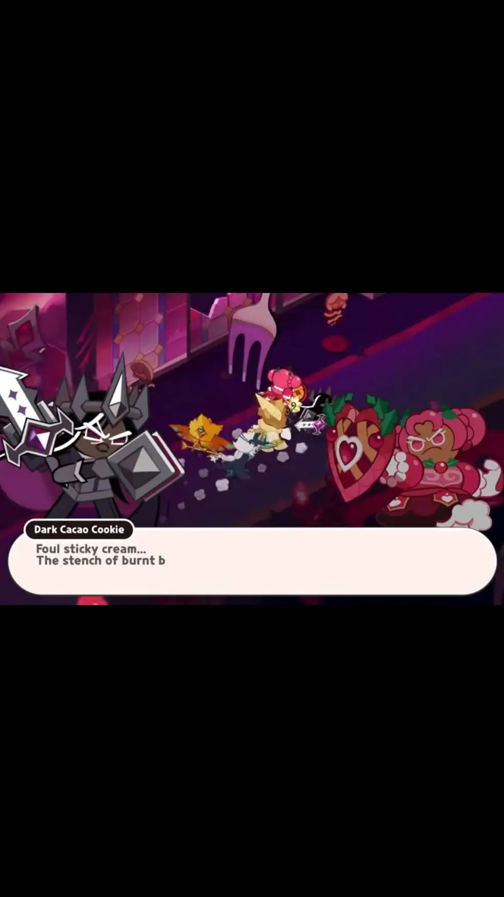 ai character: dark cocao cookie background