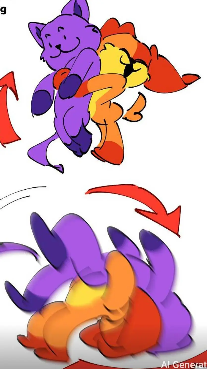 ai character: dogday  background