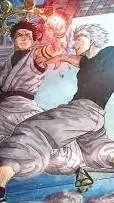 ai character: Gojo vs sukuna background
