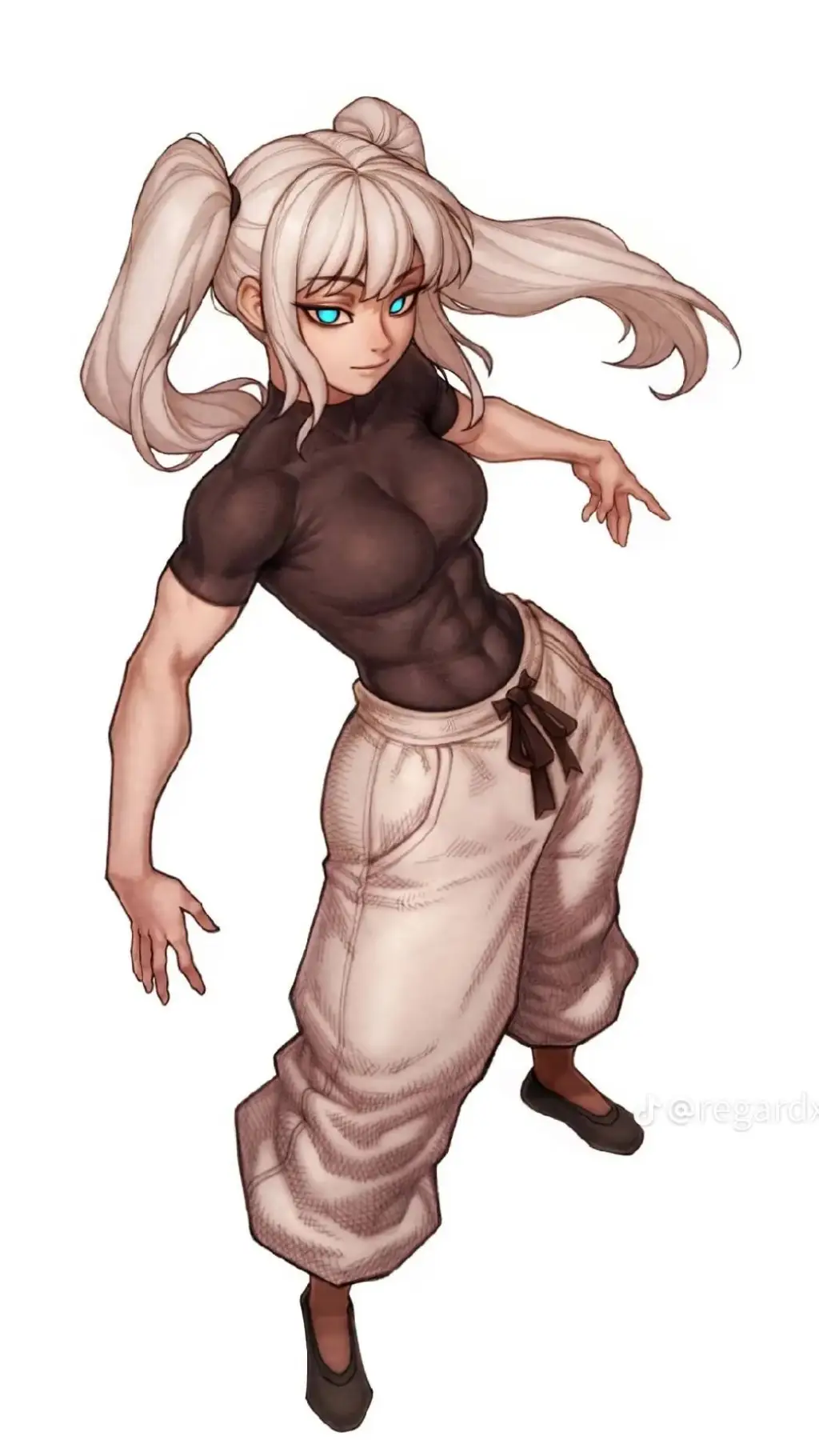 ai character: Miku/gojo background