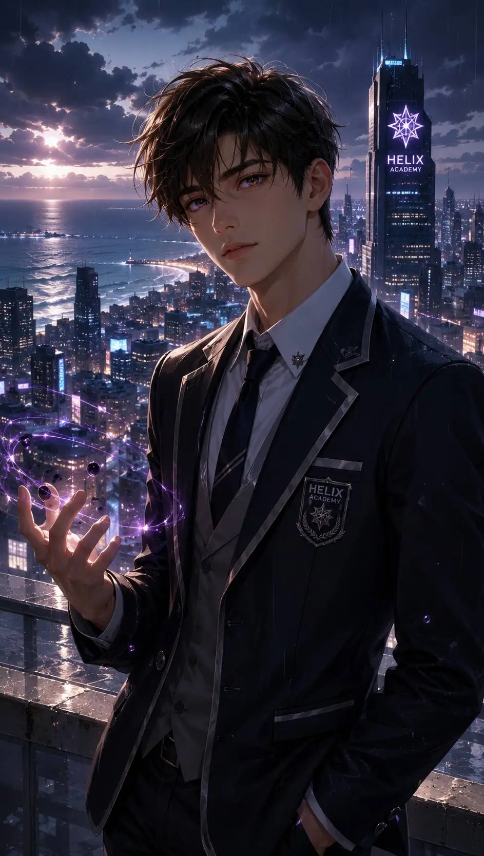 ai character: Evan Cole background