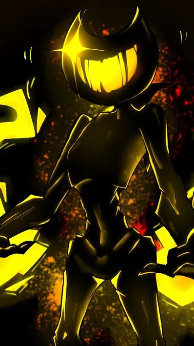 ai character: Bendy snaps. background
