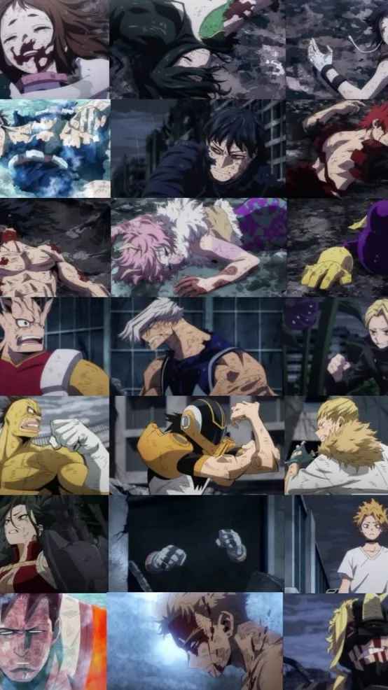 ai character: MHA FINAL BATTLE background