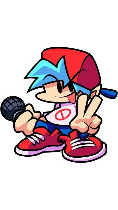 ai character: Boyfriend fnf  background