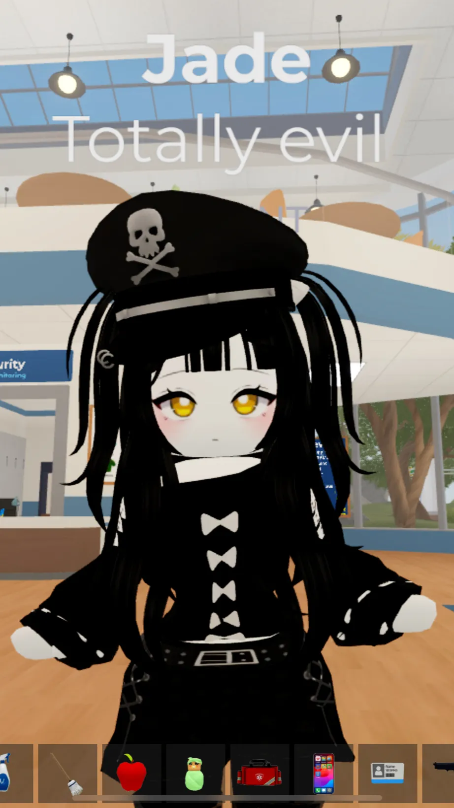 ai character: NS ER clinic background