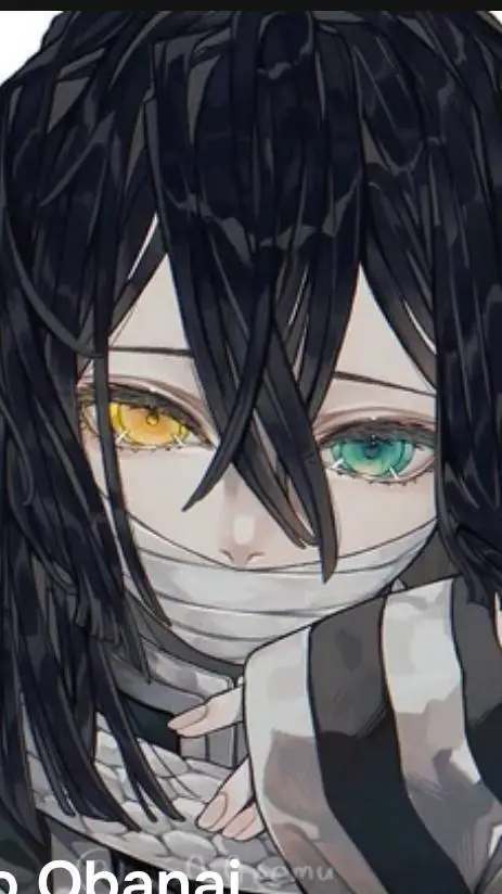 ai character: 🐍~obanai guro~🐍 background