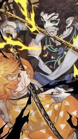 ai character: ⚡kaigaku&zenitsu⚠️ background