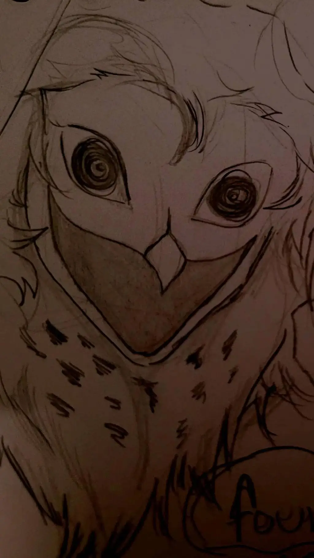 ai character: the owl background