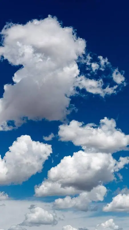 ai character: Clouds background