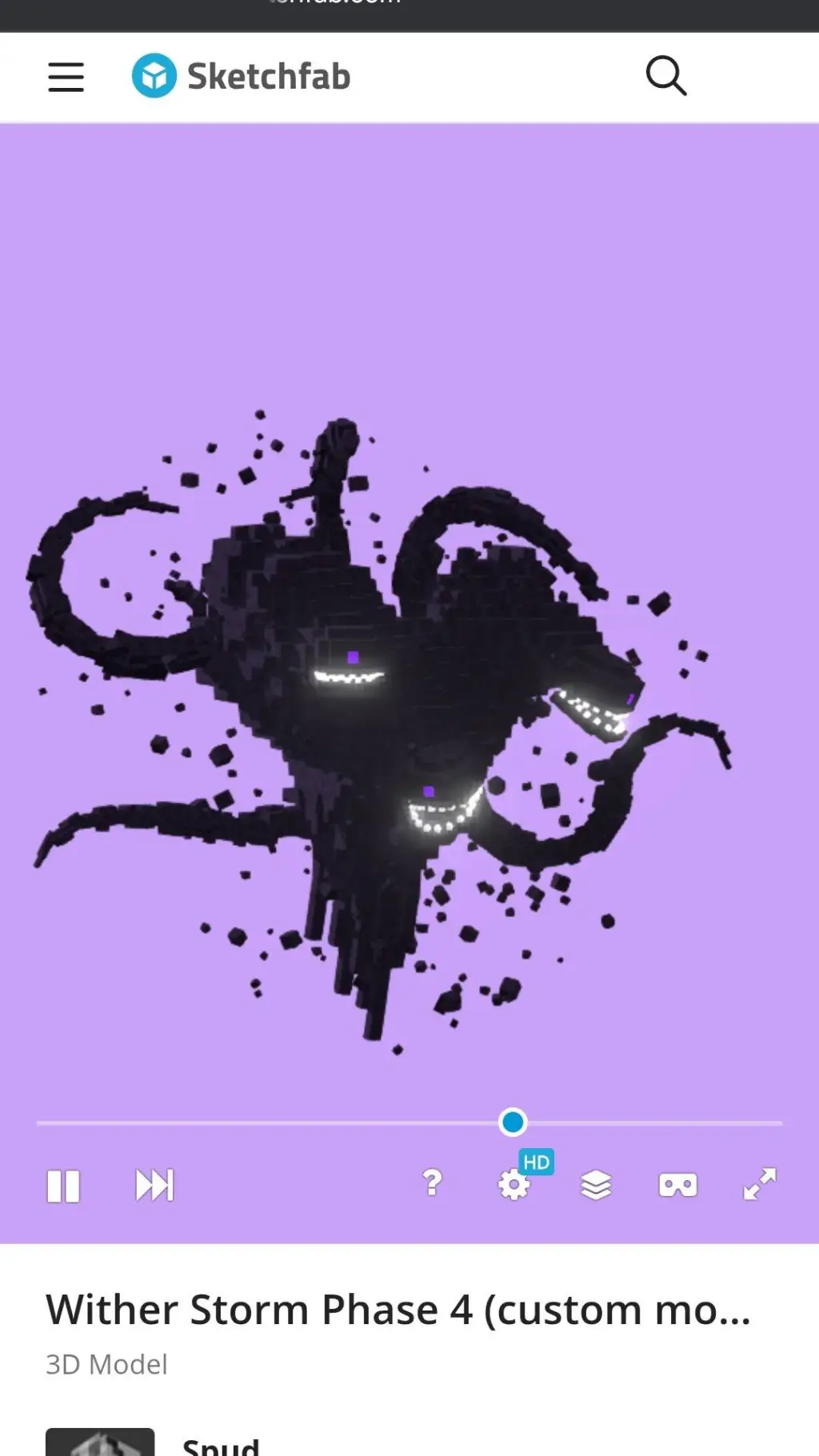 ai character: The Wither Storm background