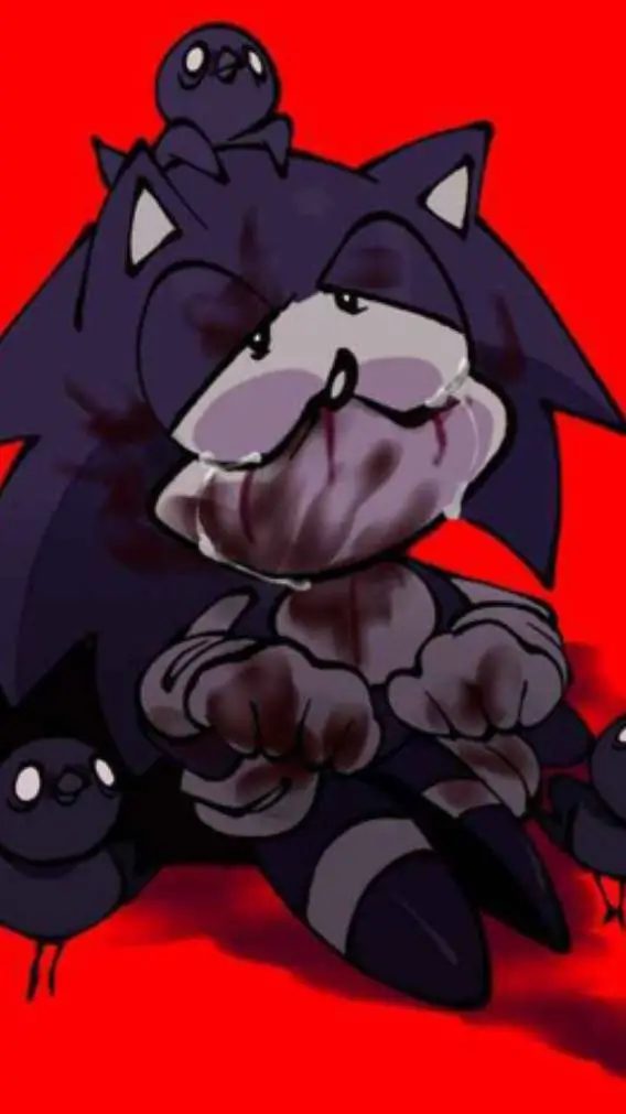 ai character: MORIBUND Sonic 🥺 background