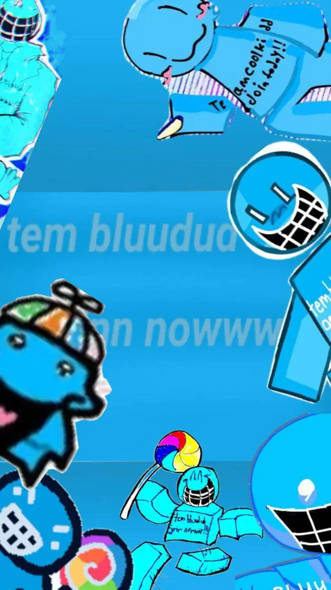 ai character: bluudud background