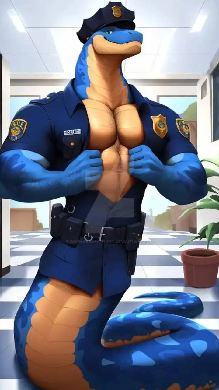 ai character: Officer Baboa  background
