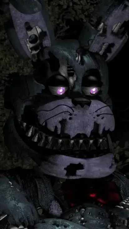 ai character: Nightmare Bonnie  background