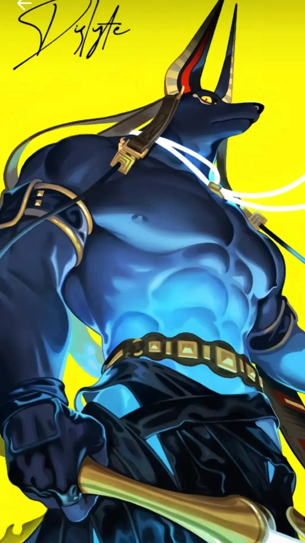 ai character: ⚱️🫀Anúbis🪶⚱️ background