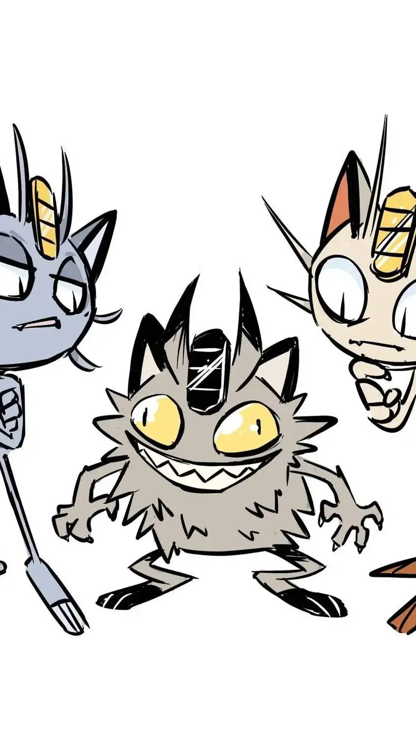 ai character: Los 3 meowths background