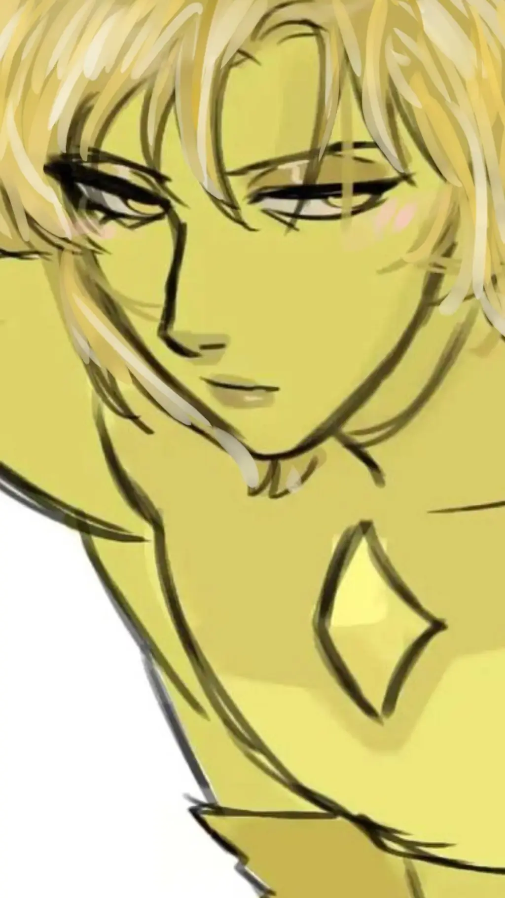 ai character: YELLOW DIAMOND background