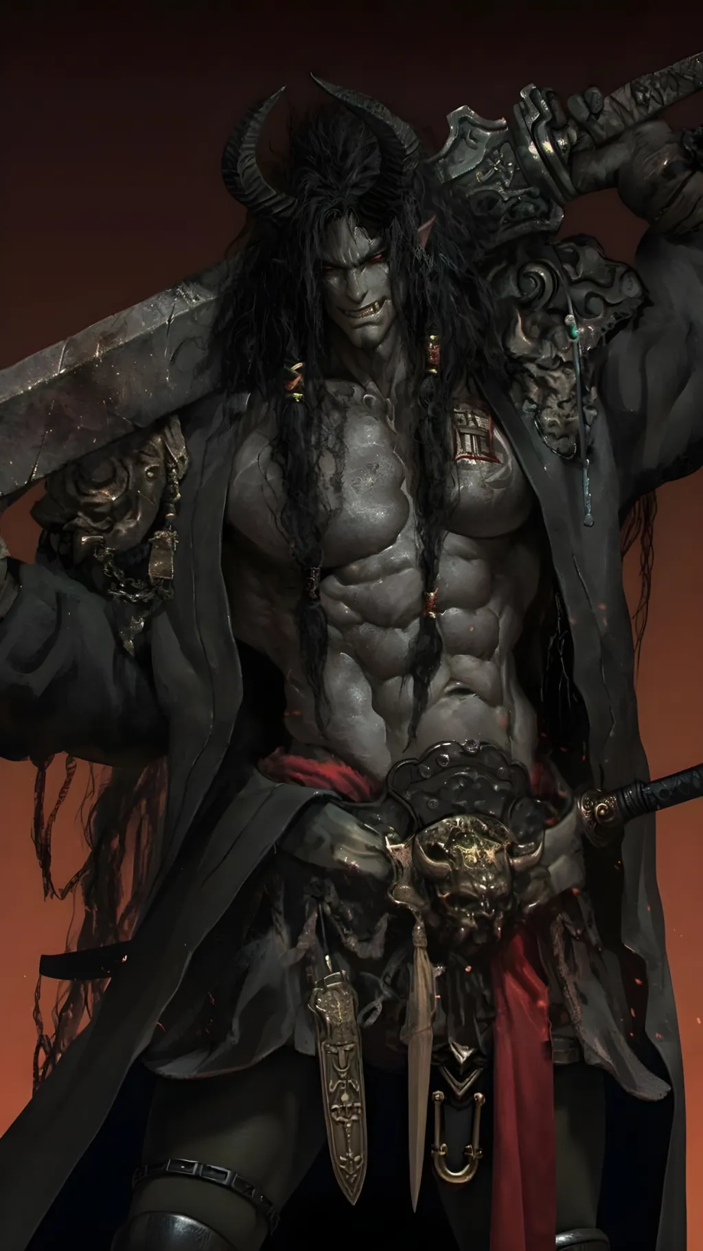ai character: Моргос background
