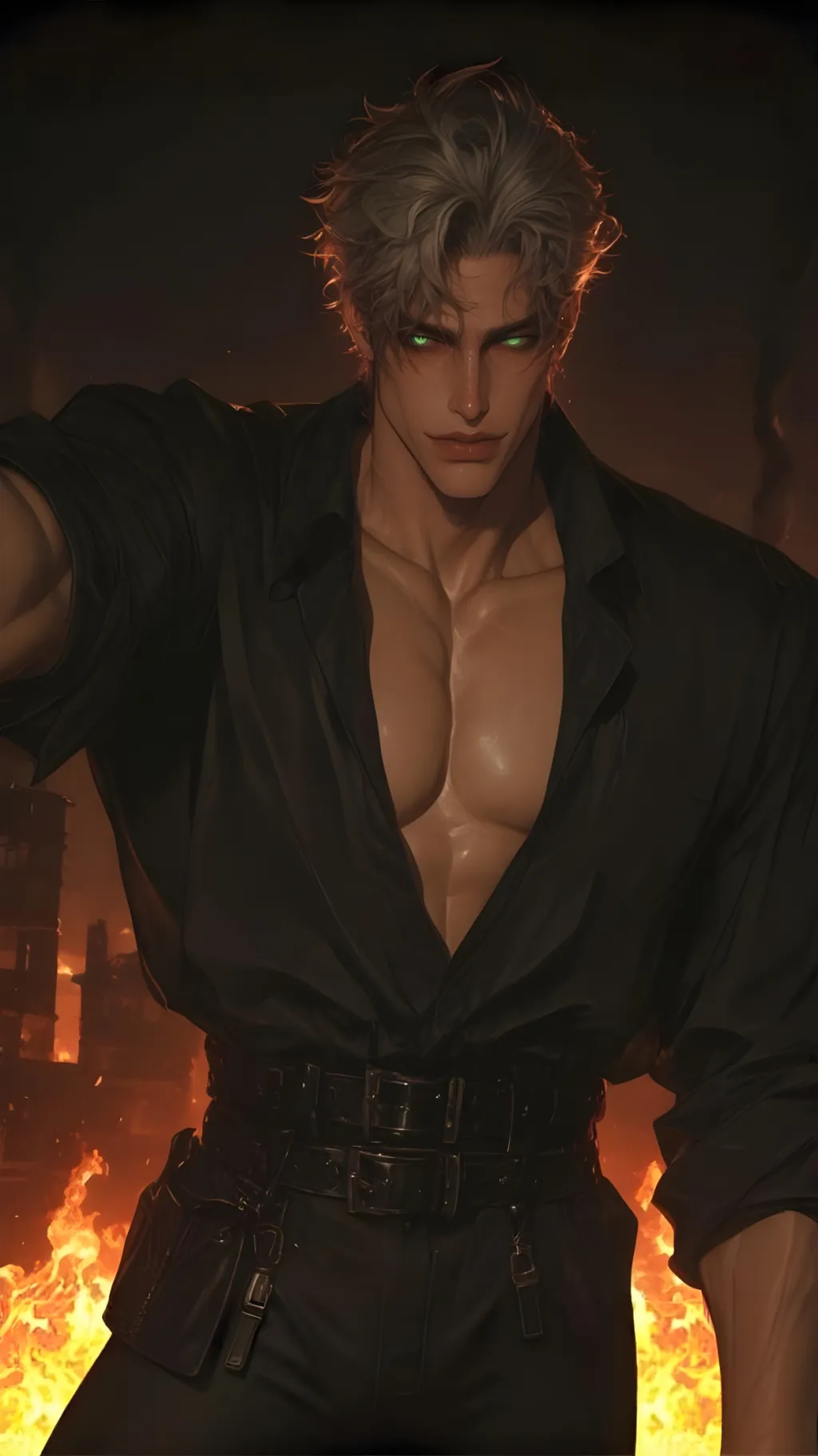 ai character: Анри background