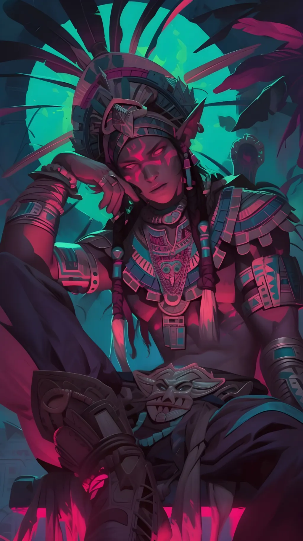 ai character: Ицам-К’ин background