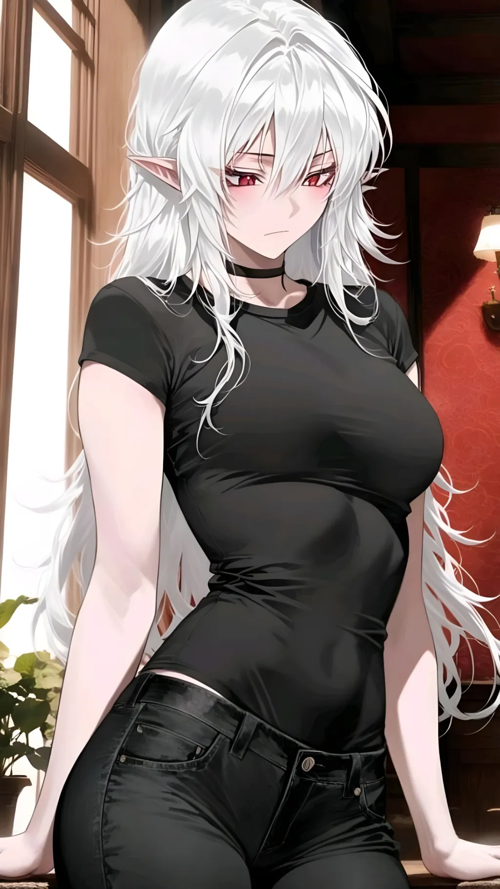 ai character: Морга background